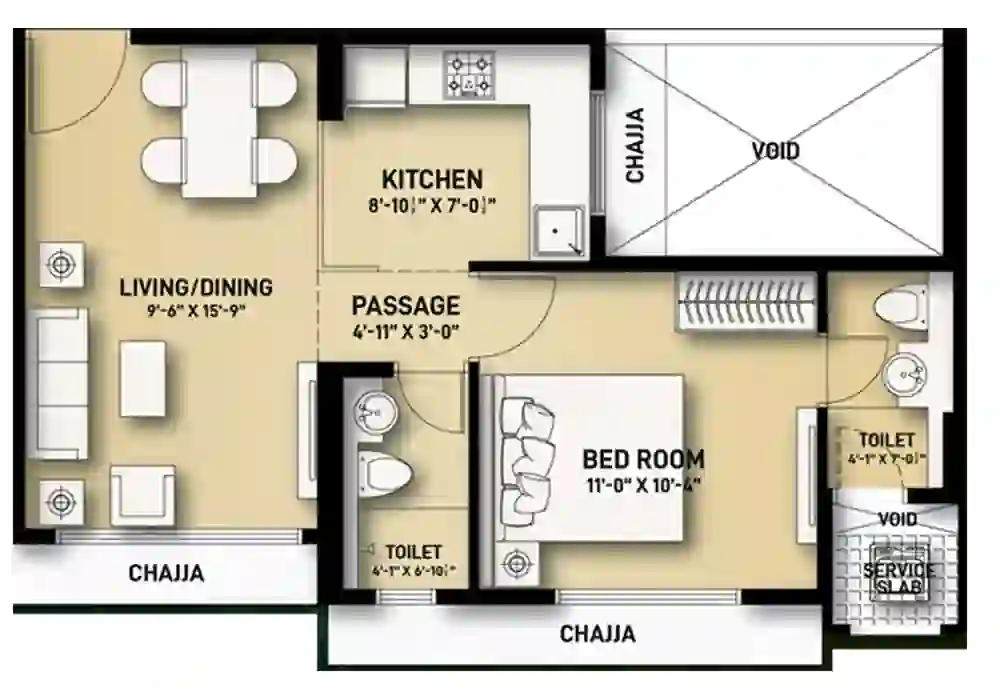 1 BHK